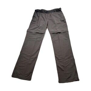 Cabela's Pants Sz 40x36(35) Men’s Classic Fit Convertible Zip Off Belted Brown